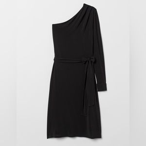 NWOT H&M one shoulder dress, L